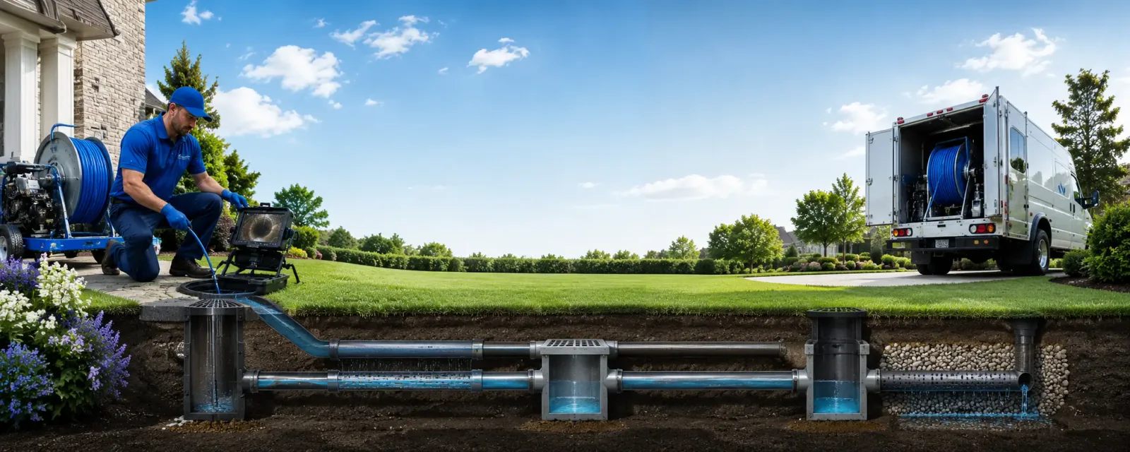 Outdoor drain cleaning information for Natural Bridge Station, VA